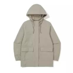SNOW PEAK 라고 여성 중기장 후드 자켓 Beige (S TJK35) 60B1498263 S T-JK35 BG