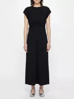 26SS 토템 롱 원피스 261WRD1103FB0568 001 Black