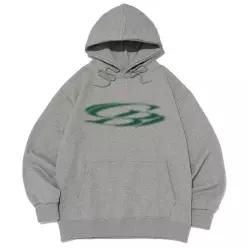 포 우먼 서클 후드 티셔츠 (그레이) 7000039977