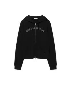 로우클래식 Lc REGULAR ZIP UP HOODIE_BLACK LC263TS10BK