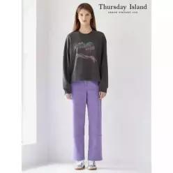 써스데이아일랜드Thursday Island 절개 일자 팬츠T246MPT132W 1215450