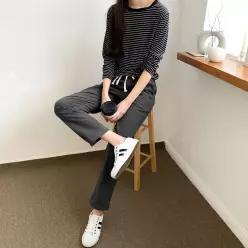 남여공용 빅사이즈 허리밴딩 면바지 5컬러 (XL~9XL) HVu16acX