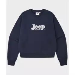 JEEP WOMEN 세리프 빅로고 맨투맨 (JR5TSF844NA) 7237728