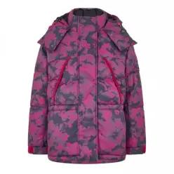 Timberland 팀버랜드 플로럴 패턴 퍼퍼 레인 재킷 - 레드 비트 7620339