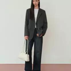 MWJNP0Z02WI 무신사 스탠다드 우먼 와이드 데님 팬츠 옐로우 딥 인디고 4642932