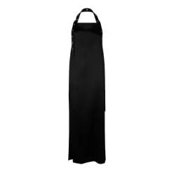 Off White 오프 화이트 벨트가 달린 롱 드레스 - 검정색 7749320