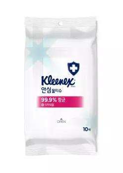 크리넥스 99.9% 항균 안심물티슈 10매