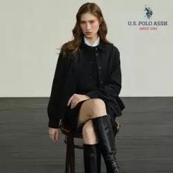 유에스피에이 [U.S POLO ASSN.] 26FW 뉴욕 FAUX스웨이드 자켓 1종 여성