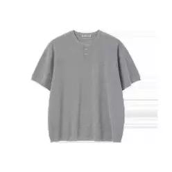 MILLO ARCHIVE 밀로 아카이브 사일로 하프 헨넥 니트 그레이 133542293 ML834GRA
