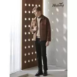 [하프클럽/]남성 헤링본 기모팬츠 블랙 WOM54PTBLK
