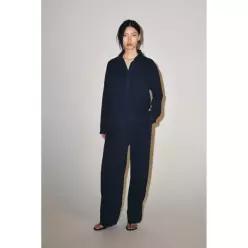 ZARA COTTON 온 코튼 BALL 볼OON 온 벌룬 TROUSERS 트라우저스 바지 팬츠 - BLUE 블루 3253/119/407