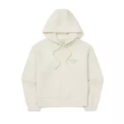 SNOW PEAK 여성 레터링 세미 크롭 후드 티셔츠 Cream (S FHD63) 60B1501738 S F-HD63 CR