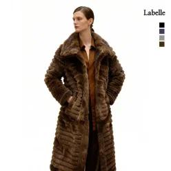 라벨르by신영모피 누크 호리젠탈 롱코트 309786