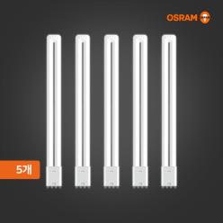 오스람 LED 형광등 18W 5개 묶음 기존 36W 대체형 플리커프리