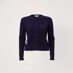 스파오 몰티즈 케이블 라운드넥 가디건 카디건NAVY_SPCKG23U01 SPCKG23U01