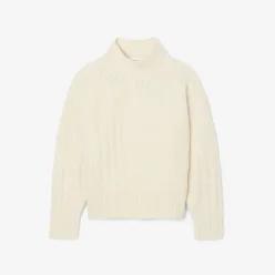 라코스테 여성 아란 케이블 터틀넥 풀오버 AF3974-55N-XFJ 국내매장판 1582131