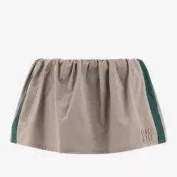 코튼 트윌 콘트라스트 인서트 미니 스커트 MG2638SOOO19CT F0D3K