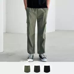 남성 파라슈트 스트링 카고 절개 팬츠 M25CP101