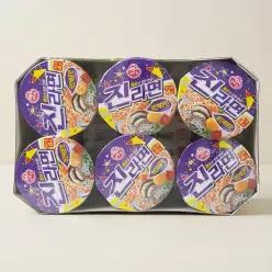 오뚜기 진라면 약간매운맛 컵라면 65g*6