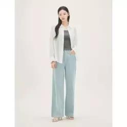 로엠 RE 스트라이프 와이드 데님 팬츠RMTJG26G13 RMTJG38R13