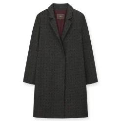 휴리나 브랜드관 캐시미어울 댄디 테일러드카라 코트