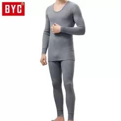 [XB8J635N]BYC 남성 내복 에어메리 상하 DOLT6680 그레이