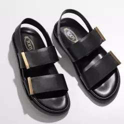 TOD`S 토즈 26SS 레더 스트랩 샌들 (XXW68K0JE60N6M B999) (XXW68K0JE60N6MB999)