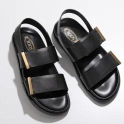 TOD`S 토즈 26SS 레더 스트랩 샌들 (XXW68K0JE60N6M B999) (XXW68K0JE60N6MB999)