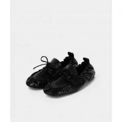 [국내정품] 기호 플랫슈즈 리브 셔링 보트 로퍼 블랙 251960