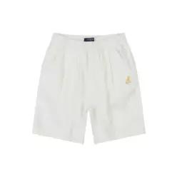 KANGOL KIDS 캉골 키즈 아동 유아 CN 스판 투턱 숏츠 QB 0413 오프 화이트/AQBCPT04130OW