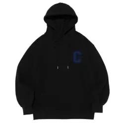 포 우먼 C 로고 후드 티셔츠 (블랙) 7000040038 CBW25FWF0801