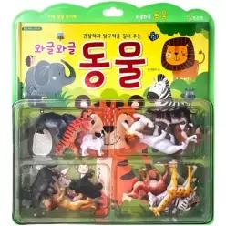 와글와글 동물 - 관찰력과 탐구력을 길러 주는 - 효리원 지능 발달 토이북 (양장)