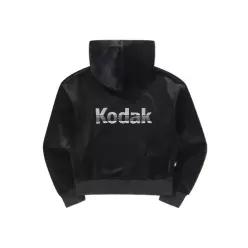 KODAK 레인보우 벨벳 후드 티셔츠 우먼 BLACK 7273691 K6422LHDP2BLK