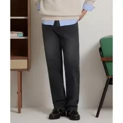 빈폴 BEANPOLE MEN 컬러 스트레이트 데님 바지 애쉬 BC6821C614 525412