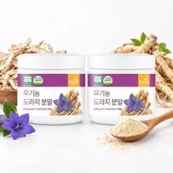 [토종마을]프리미엄 국산 유기농 도라지분말 150g X 2개 HACCP인증