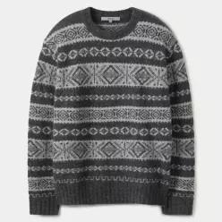 정상가 : 299,000원 패턴 스웨터 SAWAW25591GYX