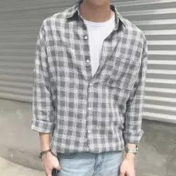 [하프클럽/셀러허브_여성트랜드패션]캐주얼남방 체크셔츠 남성남방 데일리
