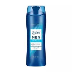 Suave 맨 바디 & 페이스 워시 시더우드 만다린 리프레싱 532ml
