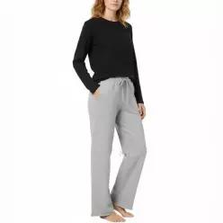 미니멀 캐주얼 GREY ISOLI WIDE LEG PANTS (T3564 921) (그레이 아이솔리 와이드 레그