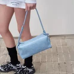 썸웨어버터 3rd Square Shoulder Bag - Baby Blue