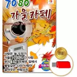 더지엠USB_7080가을카페80곡 국내앨범 카페음악 고음질 트로트 발라드 애창곡 E29569F2 음반 가요