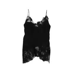 Alexander McQueen lace trimmed silk blouse 11933000106248 TP723676880