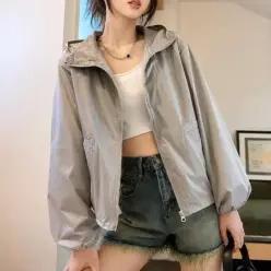 [라일리여성의류] Rly 여성 후드 아우터 사이드 포켓 데일리 룩