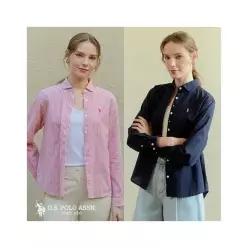 유에스피에이 2만인하U.S POLO ASSN. 26SS 프렌치린넨 블렌디드 셔츠 2종 여성 256937