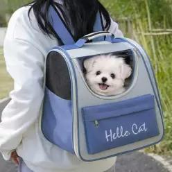 강아지 고양이 이동가방 애완견 배낭 메쉬 통풍 반려동물 백팩 캐리어