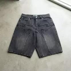 MUST IT_베이프 스타 패치 13oz 릴렉스드 핏 데님 쇼츠 M BEIGE 001DSM301302BEI