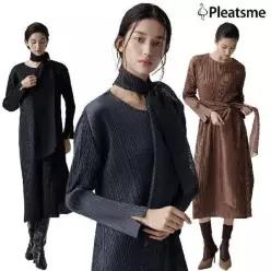 [하프클럽/]26FW최신상 방송  클래식 스카프 원피스