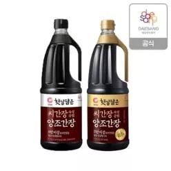 청정원 햇살담은 양조간장 1.7L 2종 2개 골라담기26976554588451