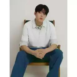 [빈폴] [26SS 30%OFF] [빈폴솔솔니트] 코튼실크 칼라넥 니트 라이트 그레이 (BC6251C212)