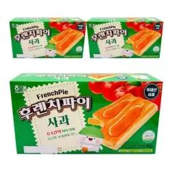 후렌치파이 사과 192g 3개 탕비실과자 여행간식 사과맛과자 사무실스낵 오피스간식